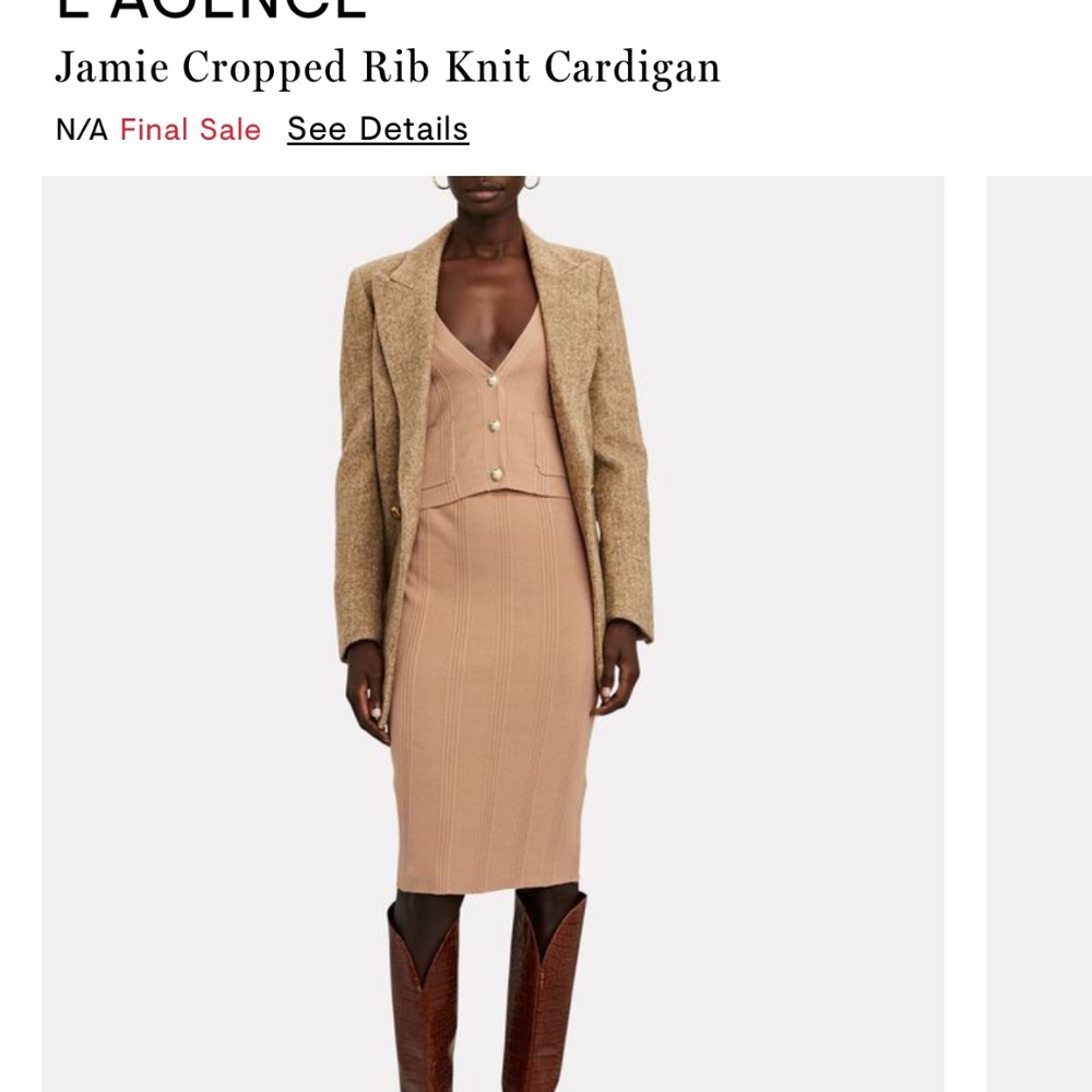 Lagence Nude Skirt